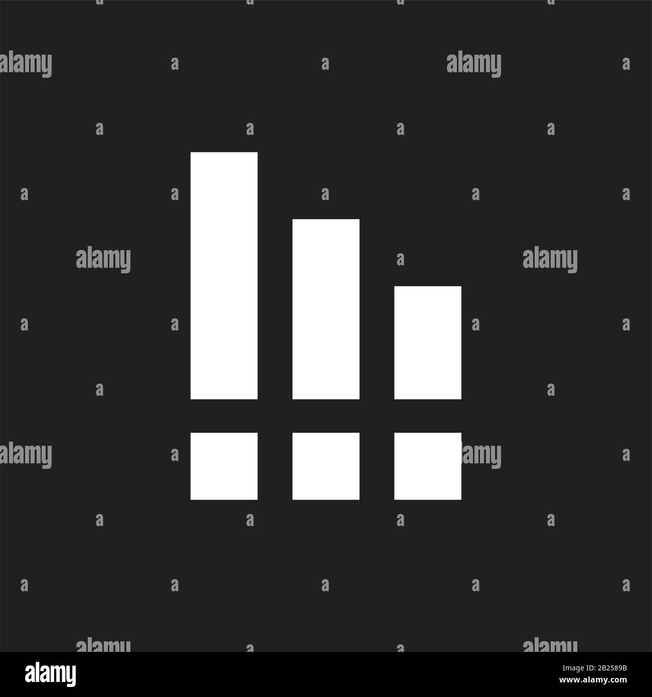 abstract letter i exclamation stripes simple geometric logo vector Stock Vector