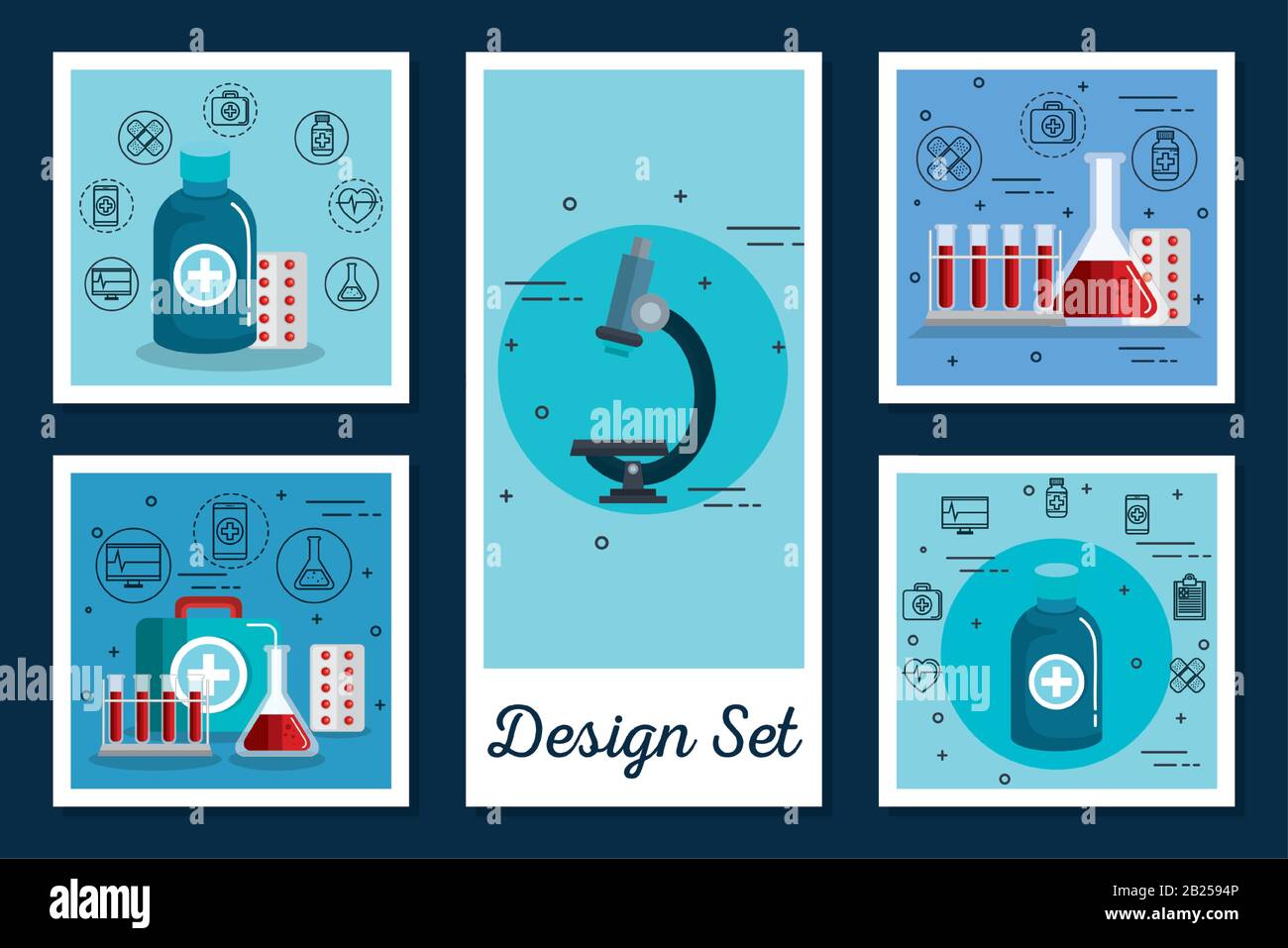 designs set of medicine icons Stock Vector Image & Art - Alamy