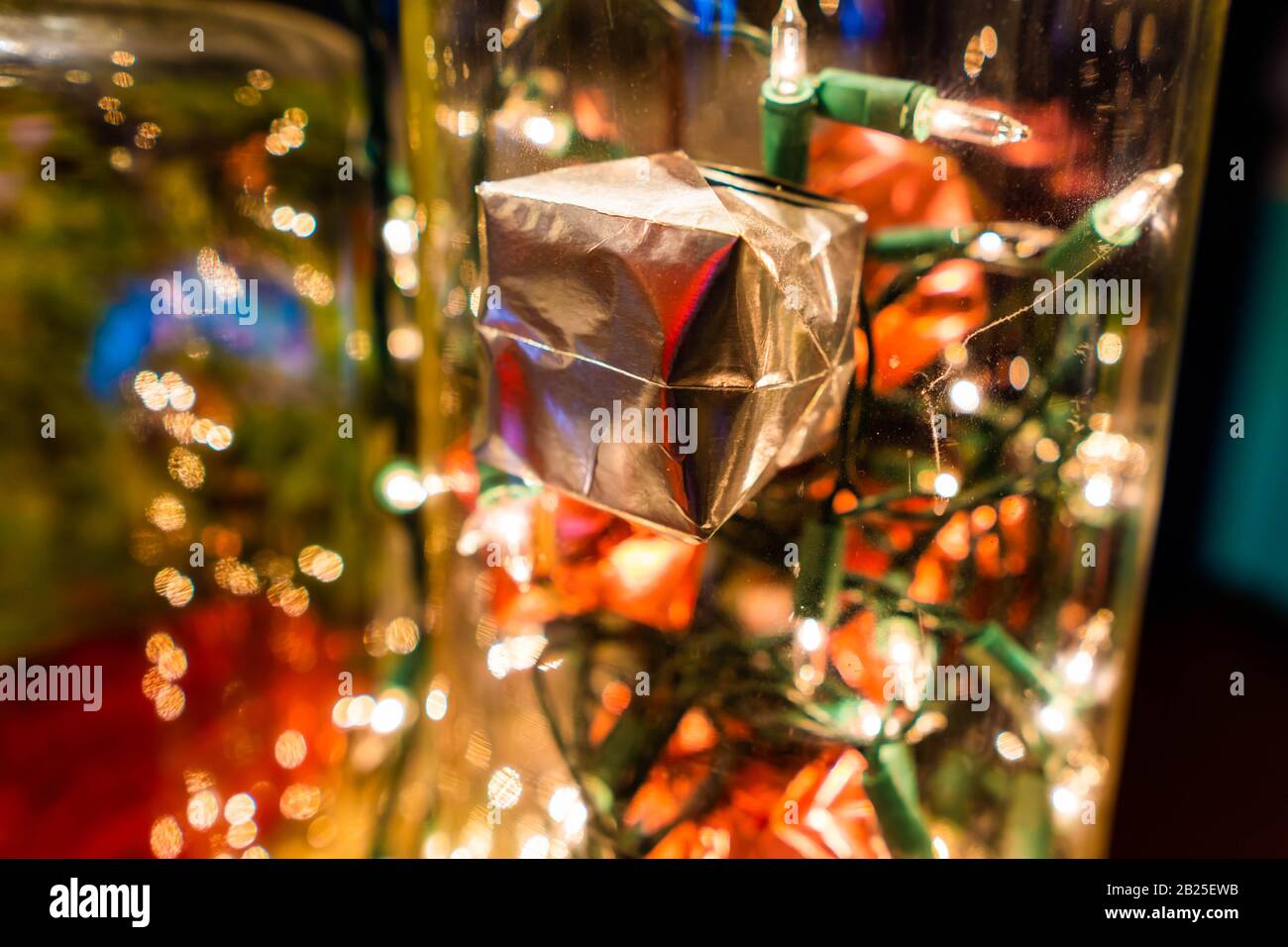 colorful christmas lights, ornament, background Stock Photo Alamy