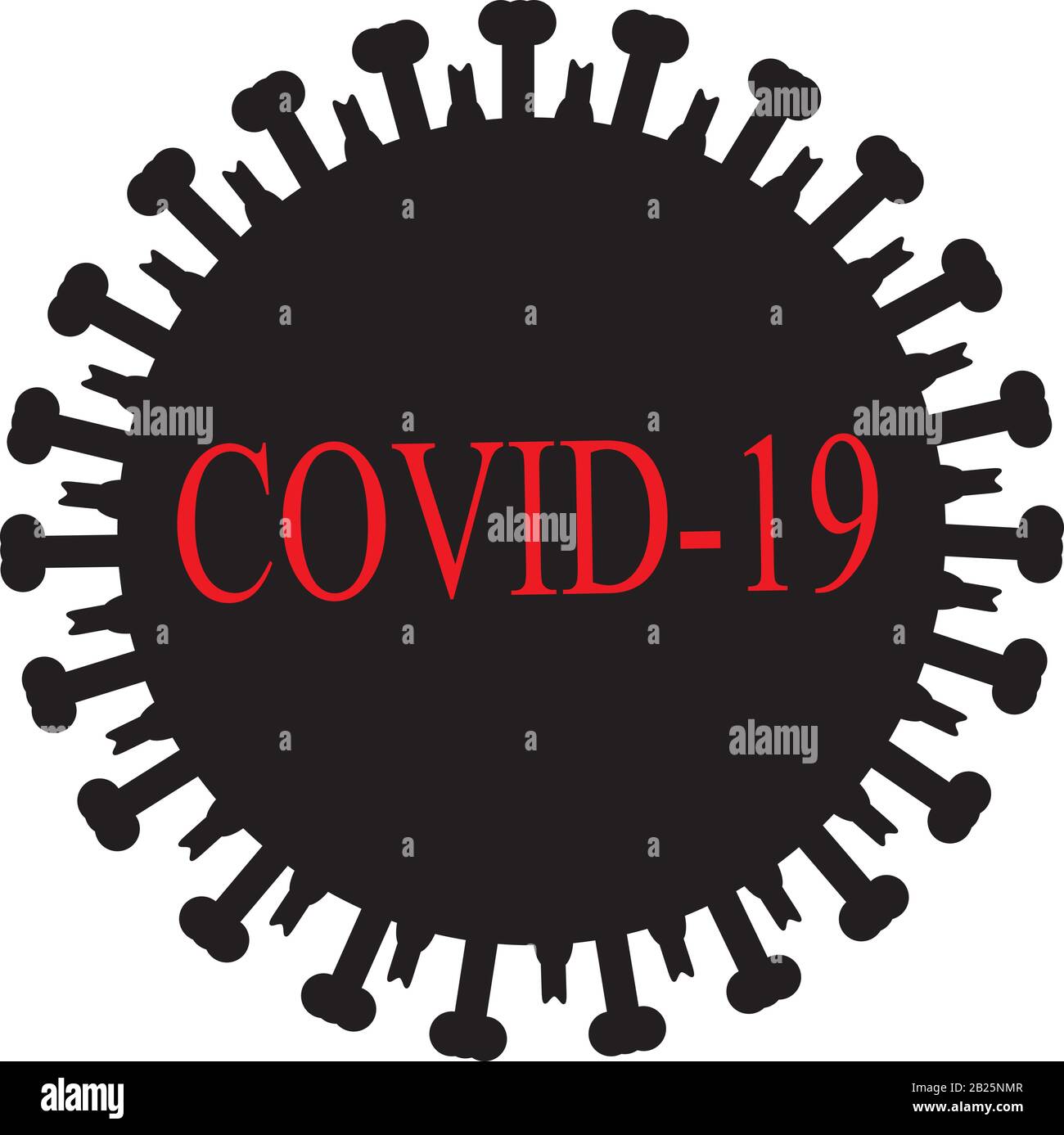 Coronavirus virus infection Stock Vector