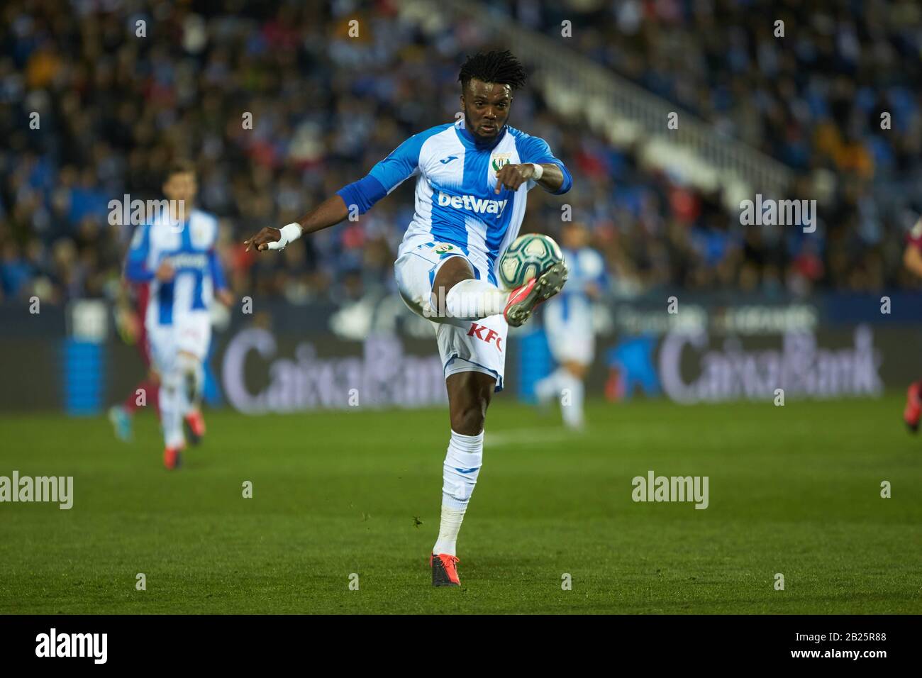 Madrid, Spain. 29th Feb, 2020. CHIDOZIE AWAZIEM DURING THE MATCH LEGANES CD VERSUS ALAVES IN BUTARQUE STADIUM. SATURDAY, 29 FEBRUARY 2020. Credit: CORDON PRESS/Alamy Live News Stock Photo