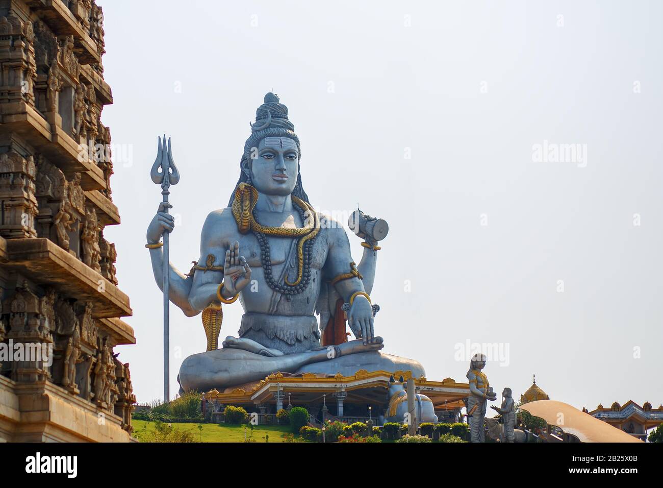 Shiva statue in murudeshwar karnataka hires stock photography and
