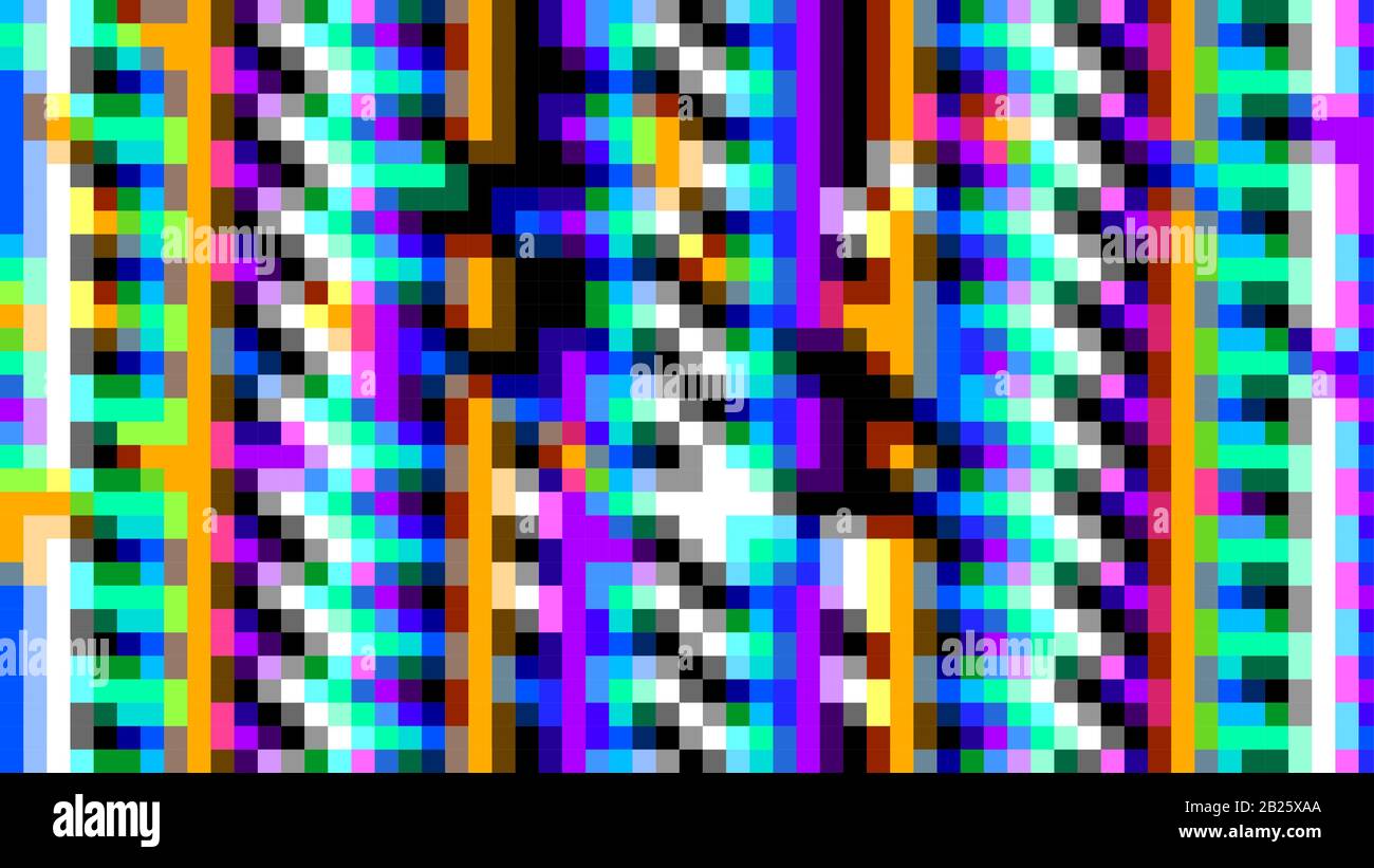 Pixel screen, glitch background, noise vector texture, digital abstract ...