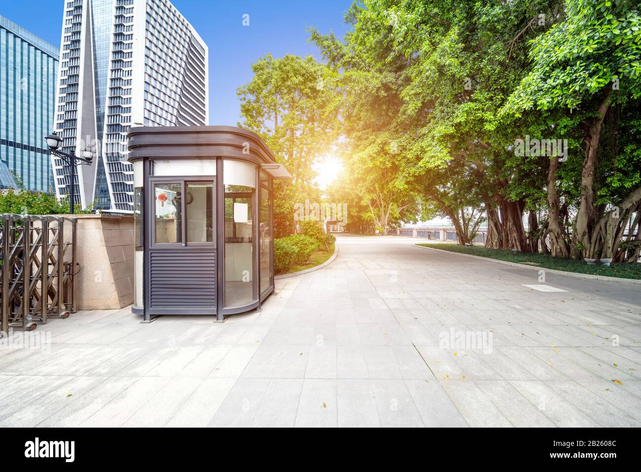 Ramp access to underground public parking garage Stock Photo - Alamy