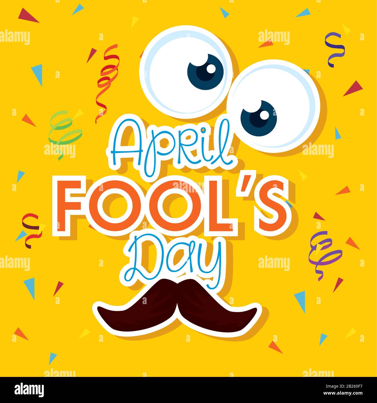 april fools day with crazy eyes Stock Vector Image & Art - Alamy