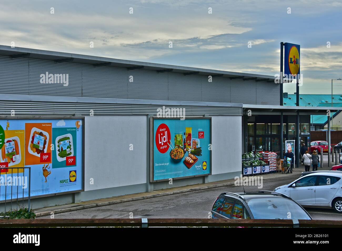 The popular Lidl supermarket at Bridgend Retail Park. Good value retail