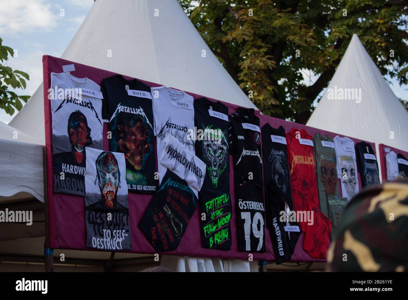 Band Merchandise High Resolution Stock Photography And Images Alamy