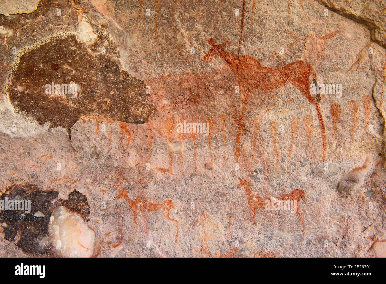 San rock art, Lapalala Wilderness, South Africa Stock Photo Alamy
