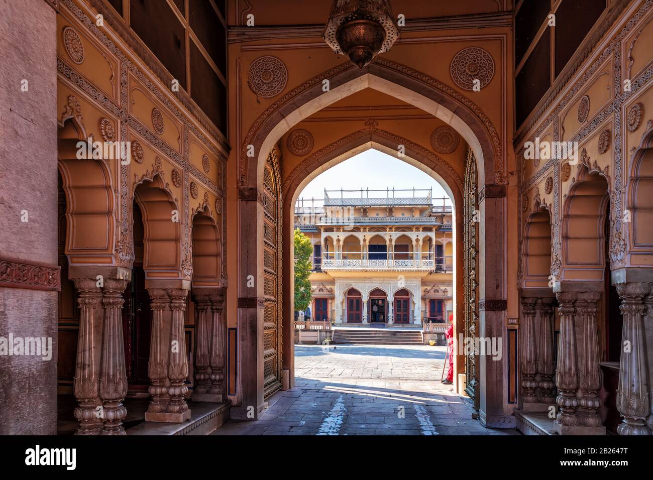 Jaipur city palace interior hi-res stock photography and images - Alamy