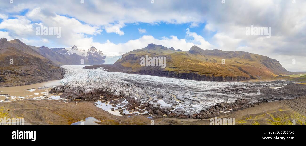 Iceland aerial nature glacier hi-res stock photography and images - Alamy