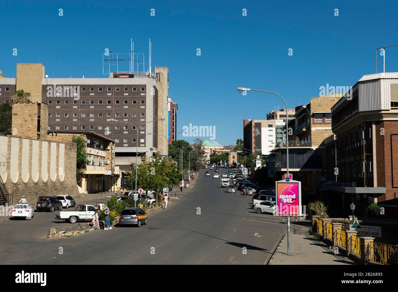 Kingsway, Maseru, Lesotho Stock Photo