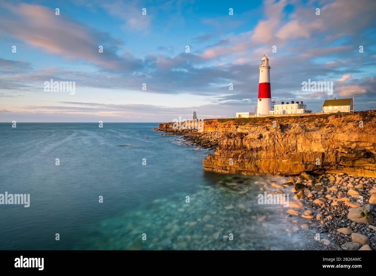 Portland Bill Lighthouse, Portland Bill, Isle of Portland on the Jurassic coast, Dorset, South