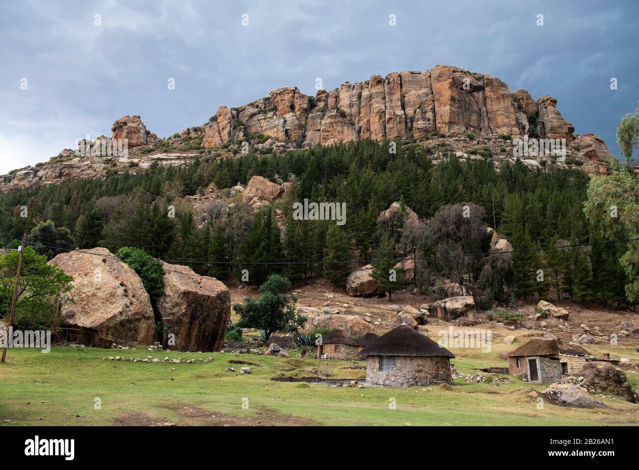 Matsieng Royal Village Lesotho Stock Photo Alamy