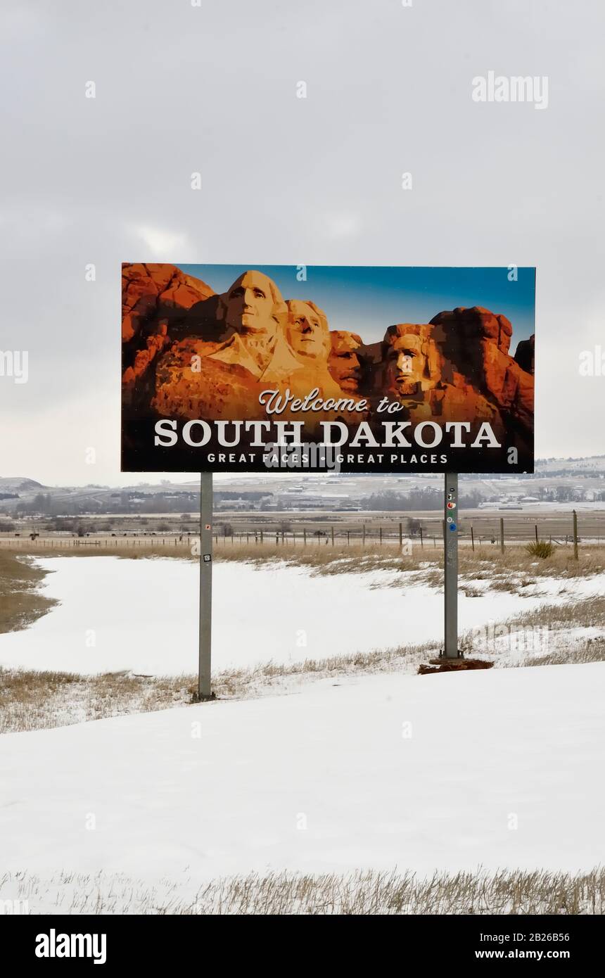 South dakota sign hi-res stock photography and images - Alamy