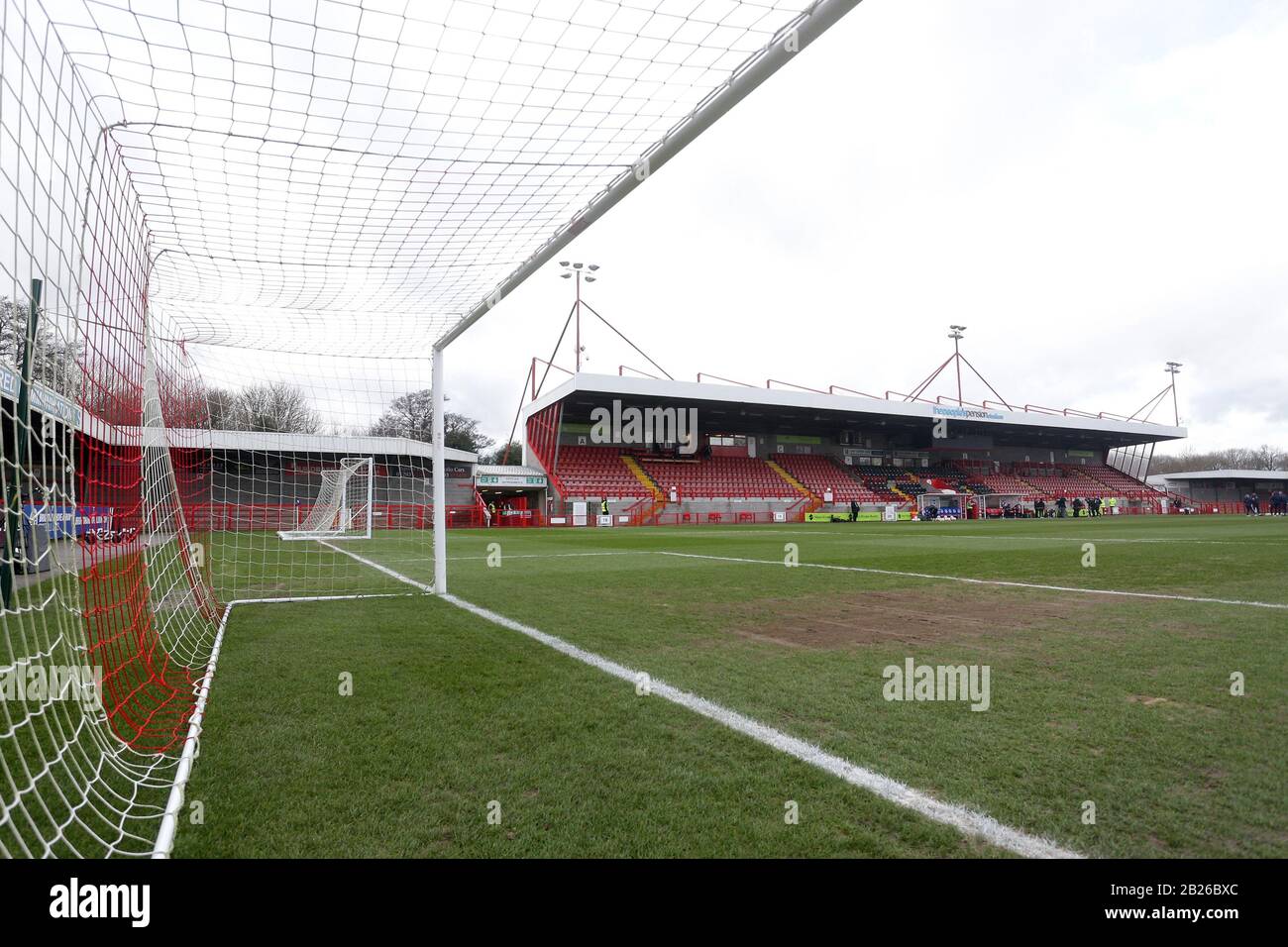 General view of the ground during Brighton & Hove Albion Women vs Arsenal Women, Barclays FA Women's Super League Football at Broadfield Stadium on 12 Stock Photo