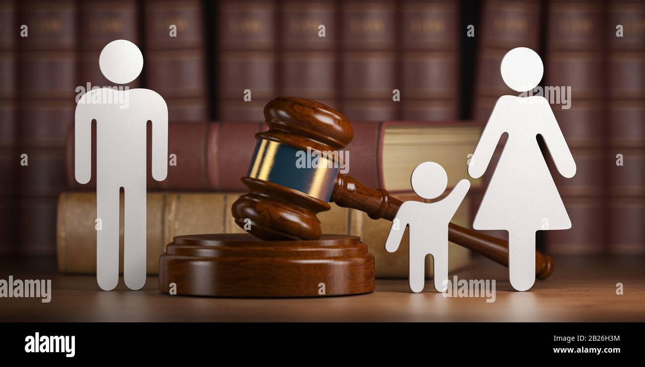 Child separation illustration hi-res stock photography and images - Alamy