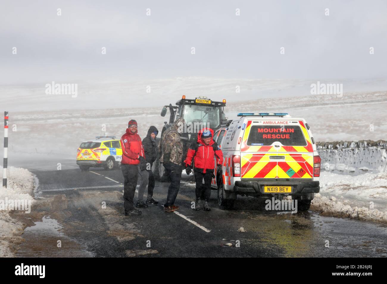 Teesdale, County Durham, UK. 1st March 2020. UK Weather. The Teesdale