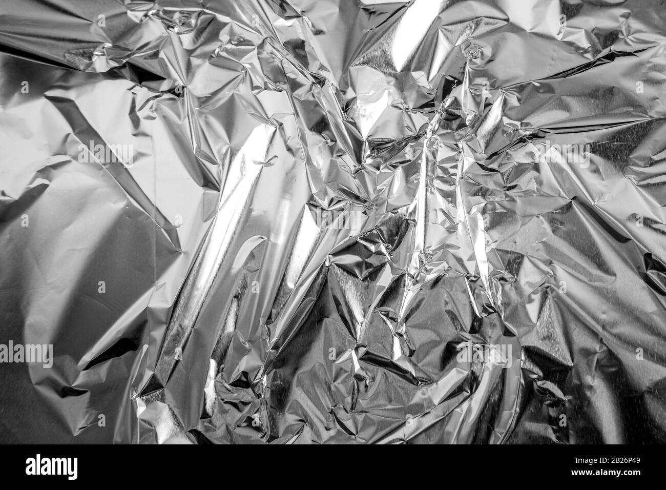 Silver paper foil decorative texture background Stock Photo - Alamy