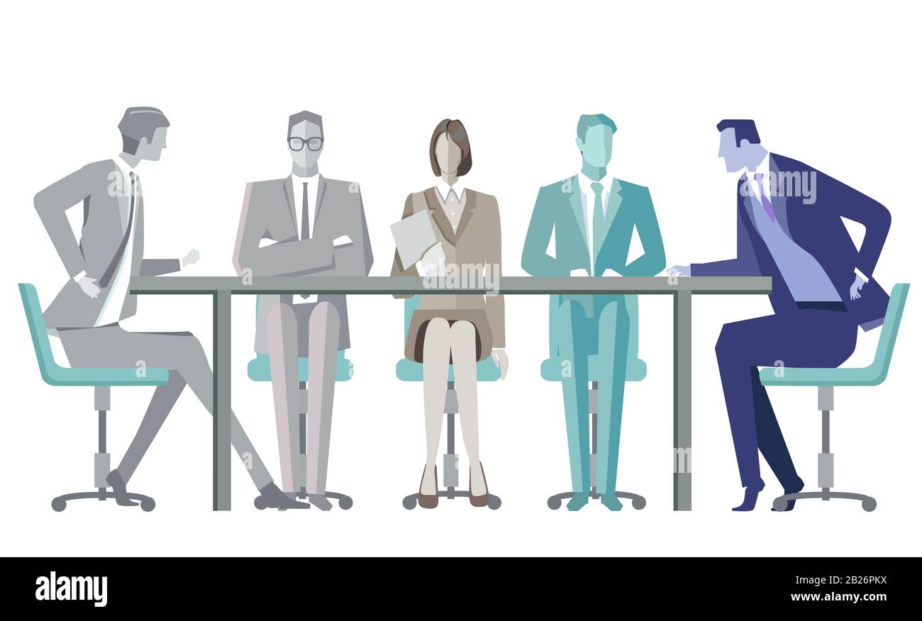 Working together and connection, illustration Stock Photo - Alamy