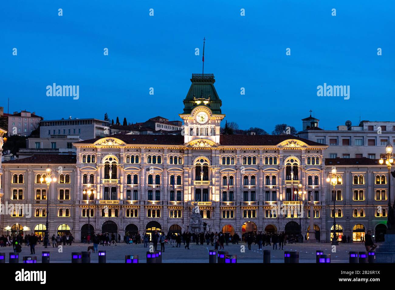 Trieste, Piazza unità d'Italia Stock Photo - Alamy