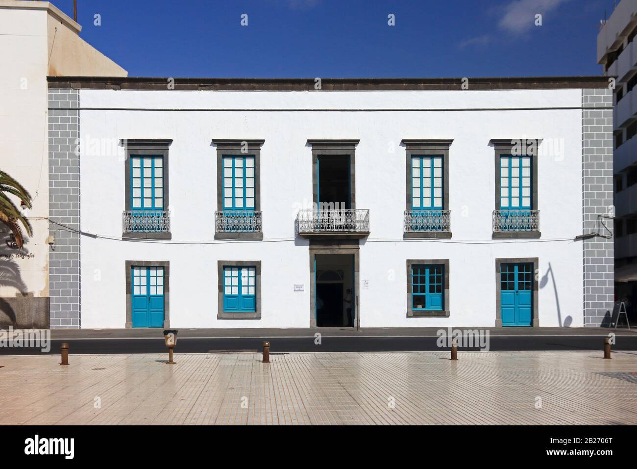 Casa de la Cultura Agustin de la Hoz, former town hall, Arrecife, Lanzarote Stock Photo