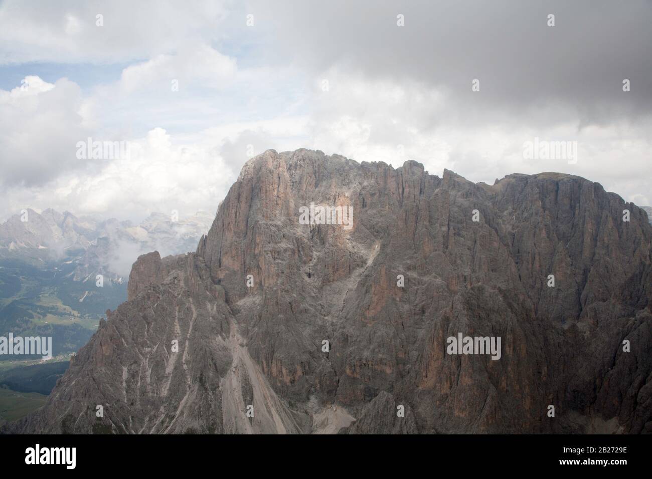 The summit of the Langkofel from the summit of The Plattkofel The ...