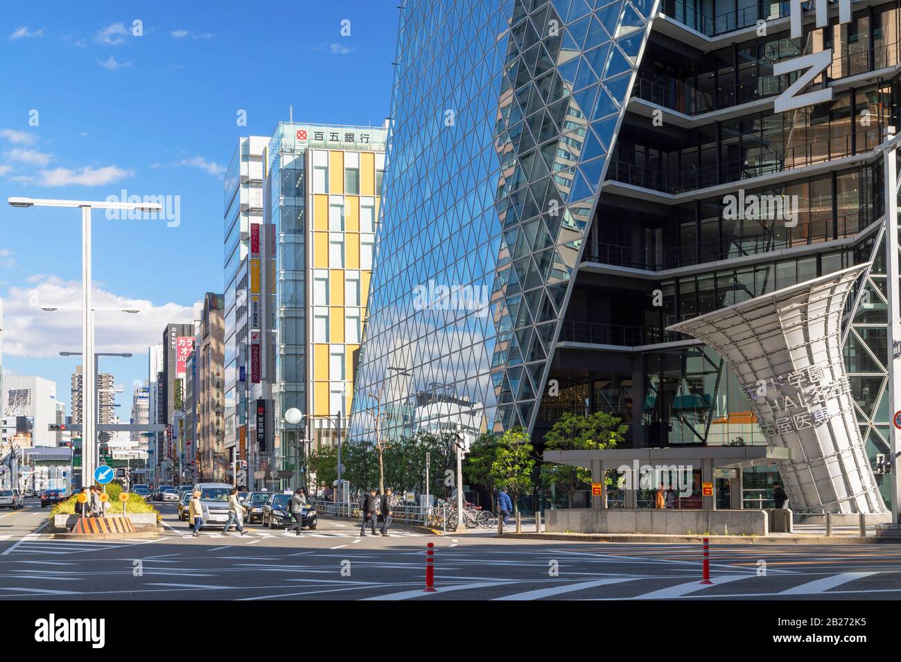 Japan, Nagoya City, Spiral Tower Stock Photo - Alamy