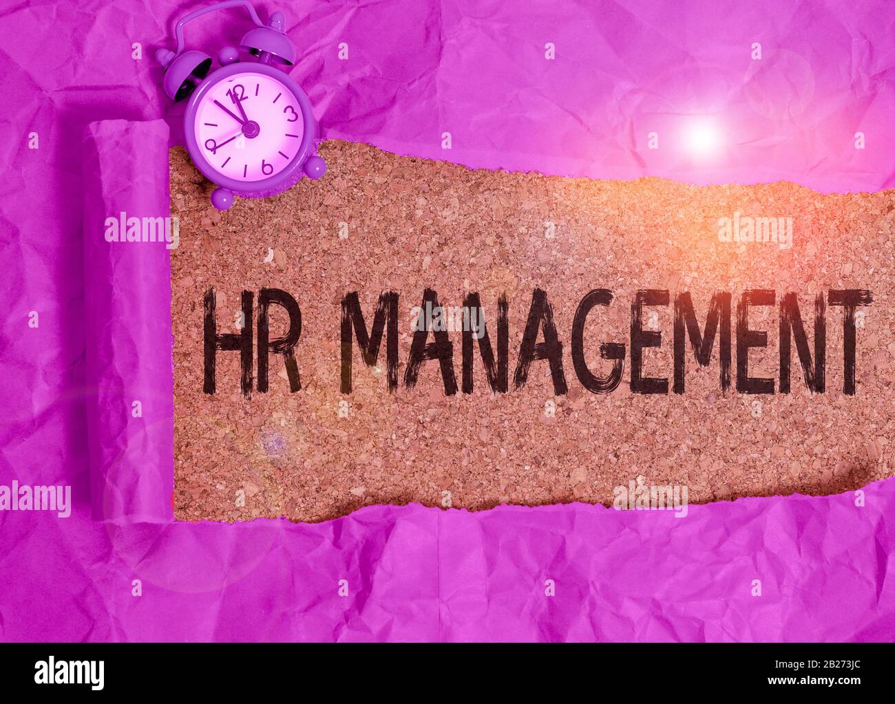 Writing note showing Hr Management. Business concept for strategic ...