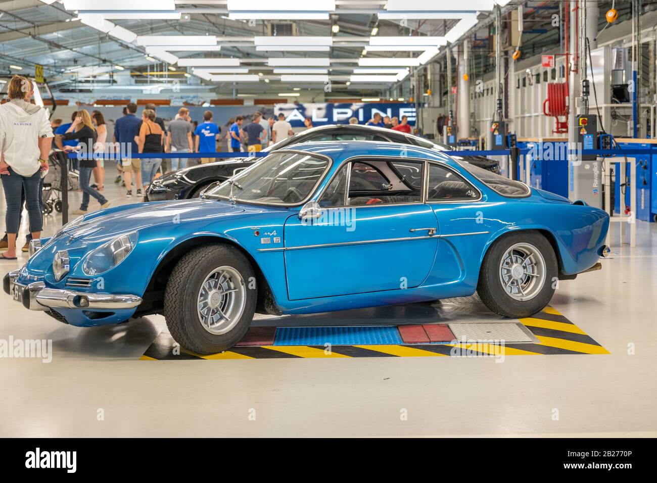 DIEPPE, FRANCE - JUNE 30, 2018: Renault Alpine car modele 110 Berlinette  V85 on the exposition Vintage and classic Cars Stock Photo - Alamy