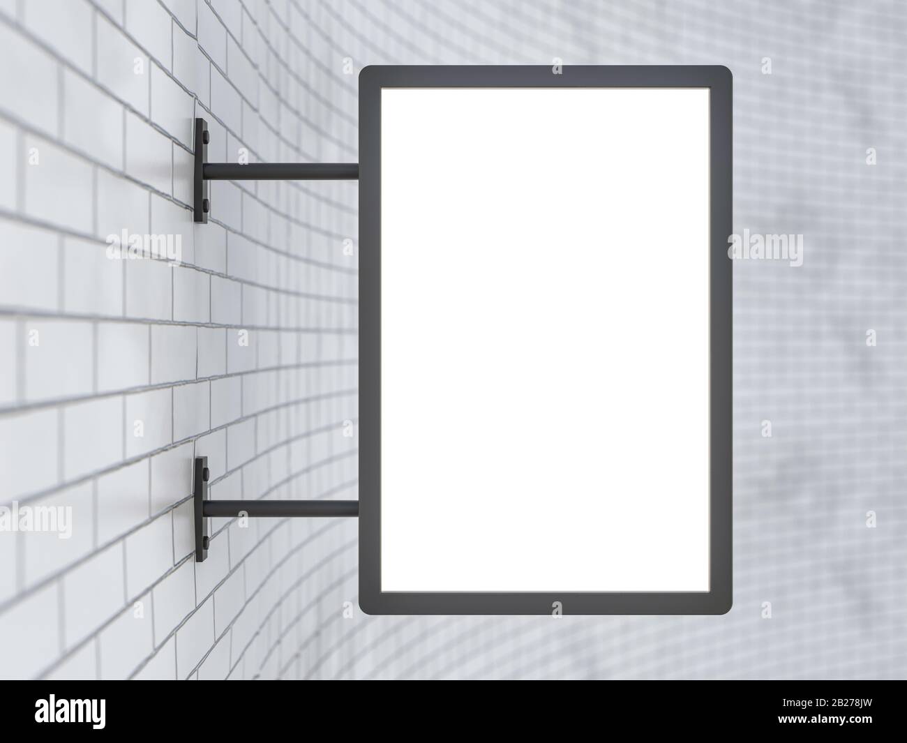 White horizontal rectangular sign hi-res stock photography and images ...