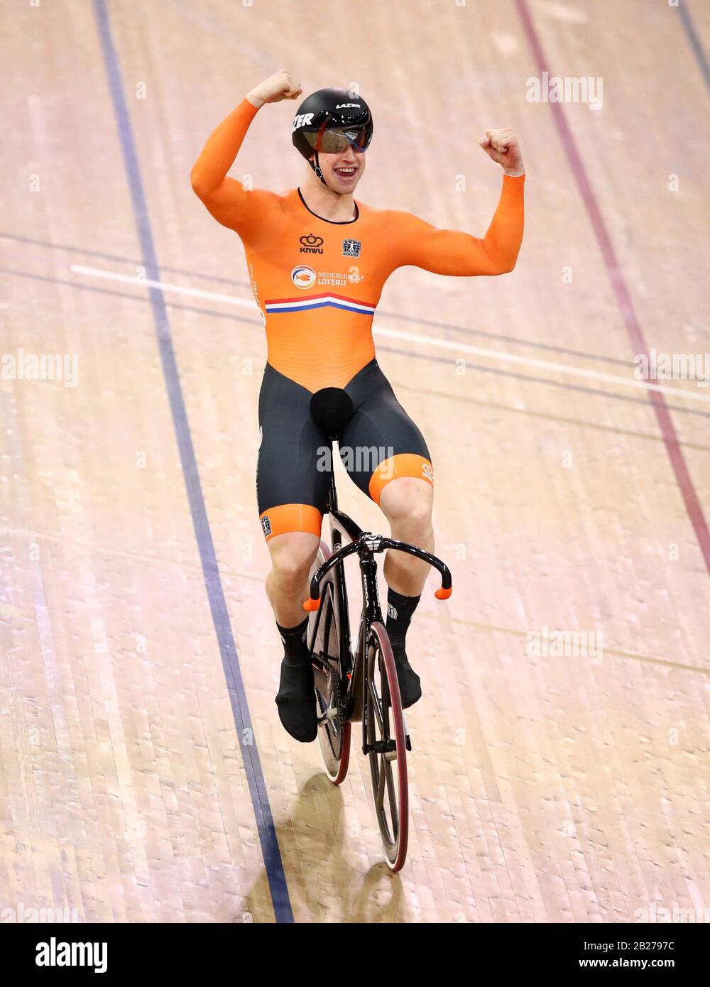 Netherlands Harry Lavreysen Celebrates Gold In The Men s Sprint Final netherlands-harry-lavreysen-celebrates-gold-in-the-men-s-sprint-final