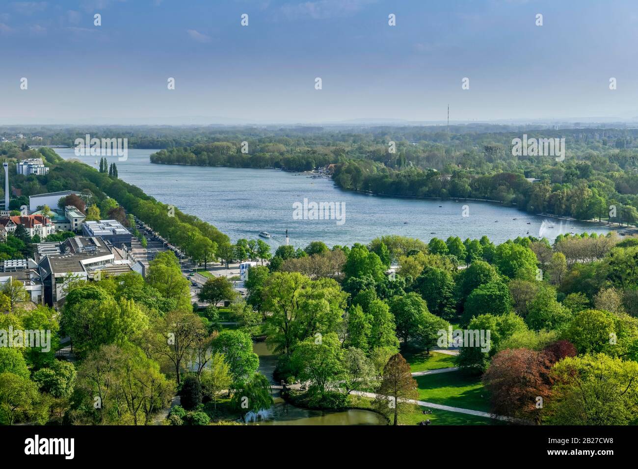 Maschsee, Hannover, Niedersachsen, Deutschland Stock Photo