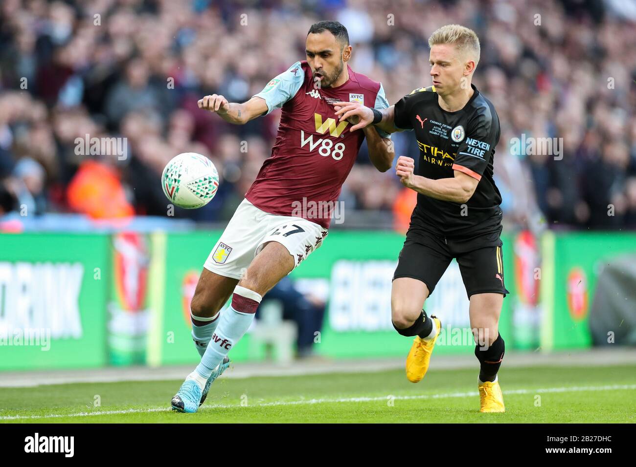 Oleksandr Zinchenko #11 of Manchester City during the game Stock
