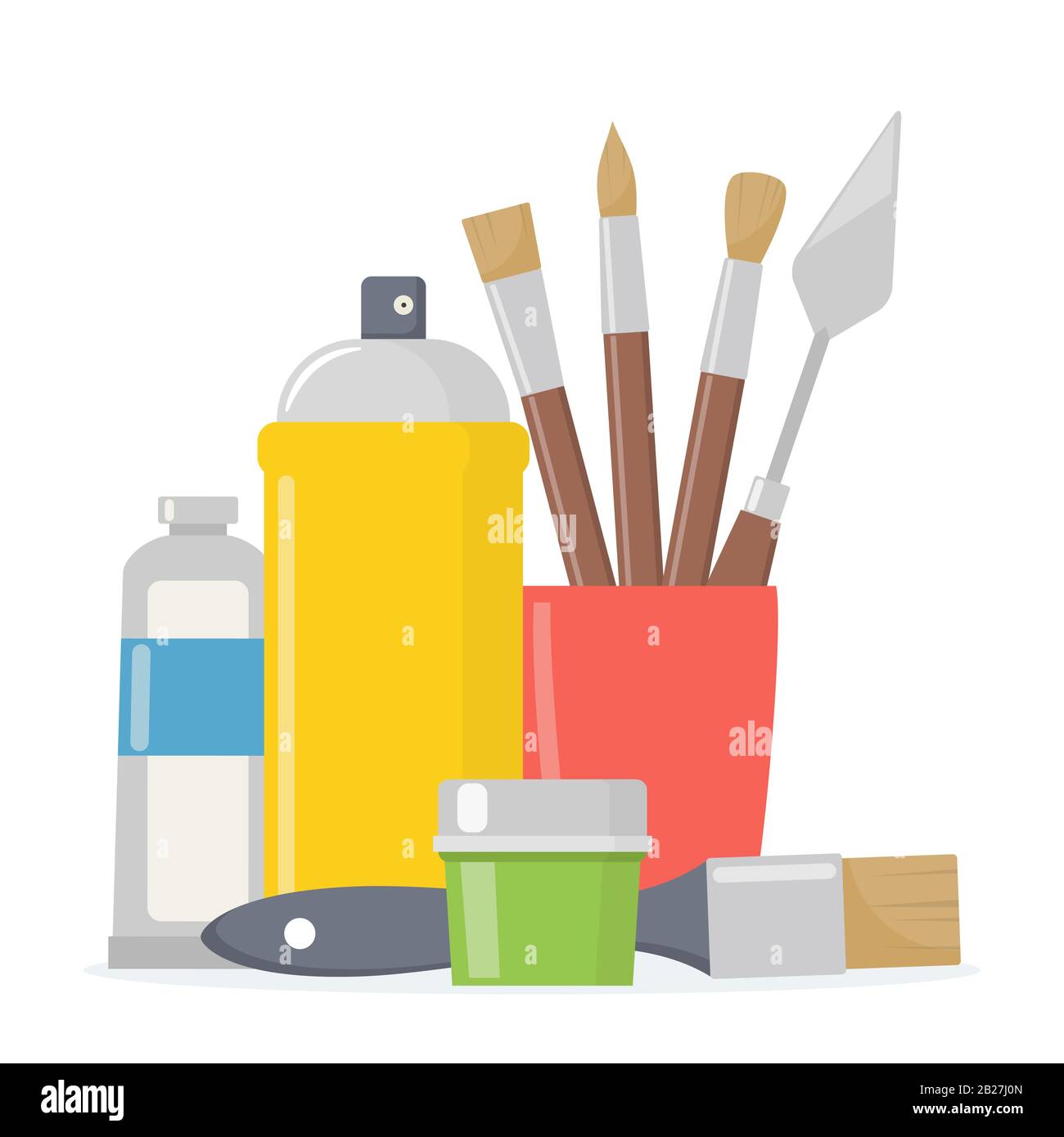 Free Vector  Drawing and painting tools set