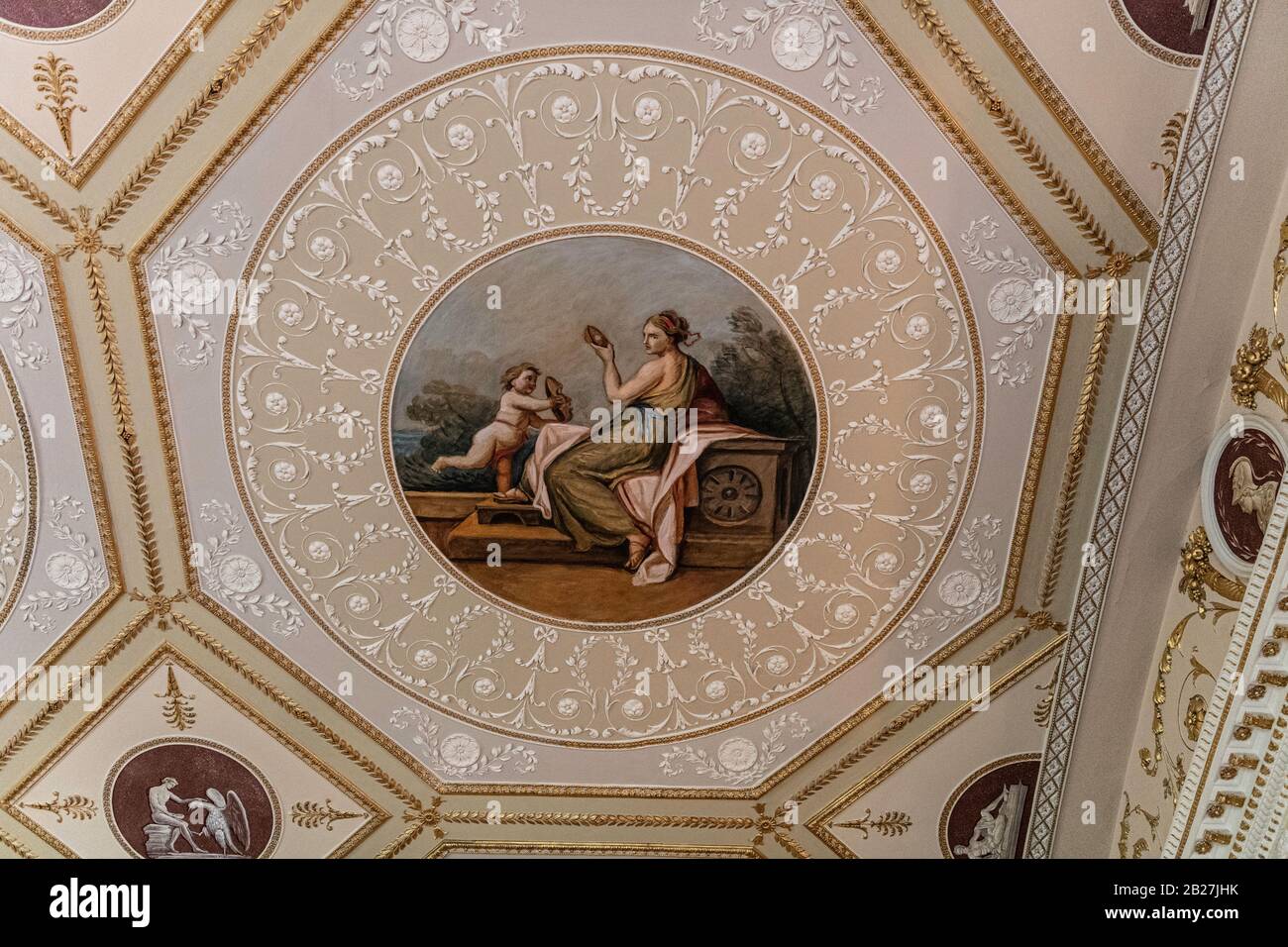 Basildon Park, Berkshire, UK Stock Photo Alamy