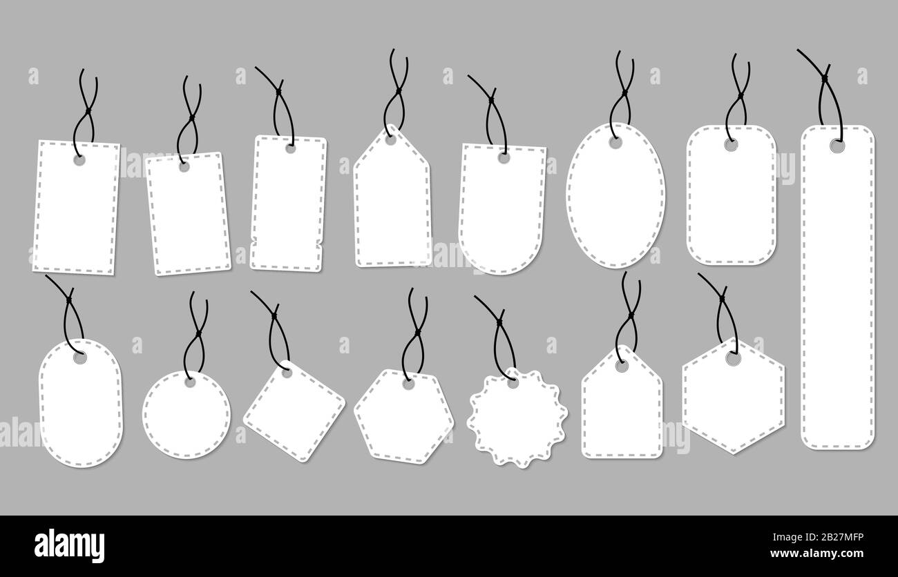Blank labels template. Price tags set. Vector illustration Stock Vector Image & Art Alamy