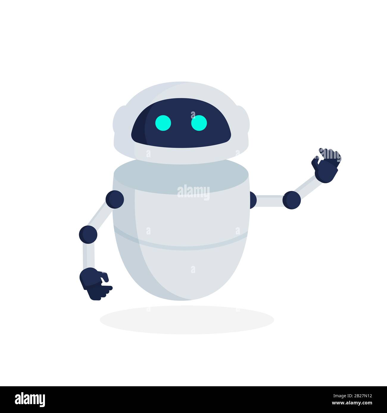 Robot icon. Chat robot icon. Flat vector illustration background Stock  Vector Image & Art - Alamy