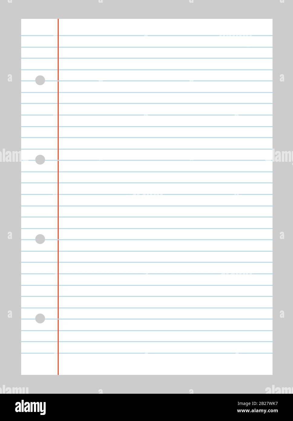 Vector illustration line of notebook for use as background Stock Vector