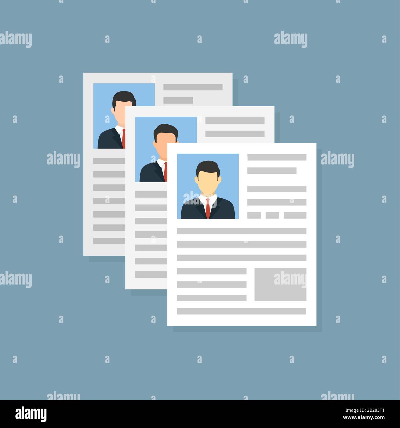 Job interview flat icon. Vector Recruitment candidate job. Vector ...