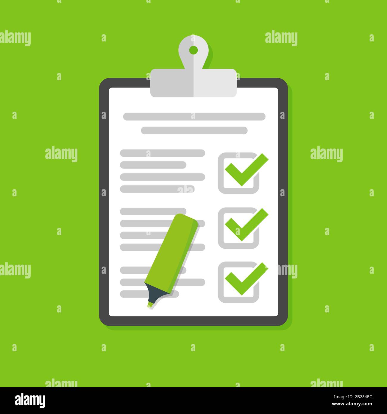 Icon clipboard checklist vector icon Stock Vector Image & Art Alamy