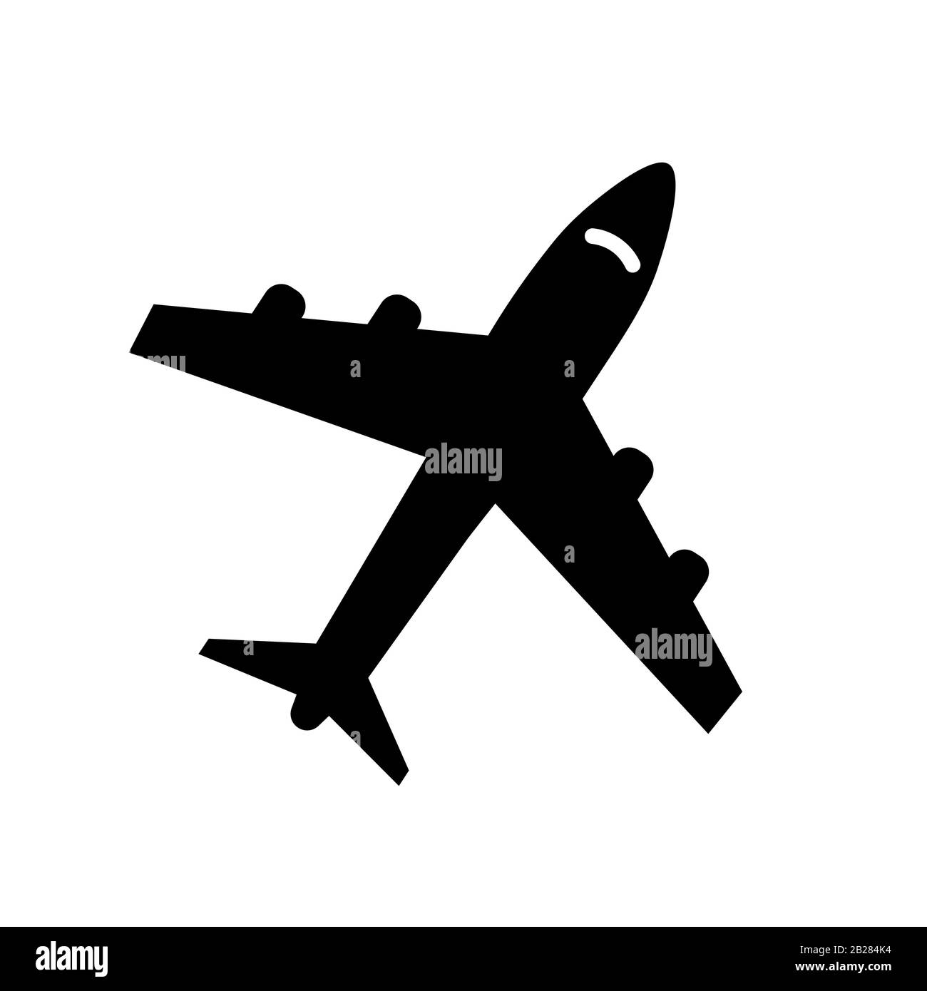 Vector icons of airplanes icon Stock Vector