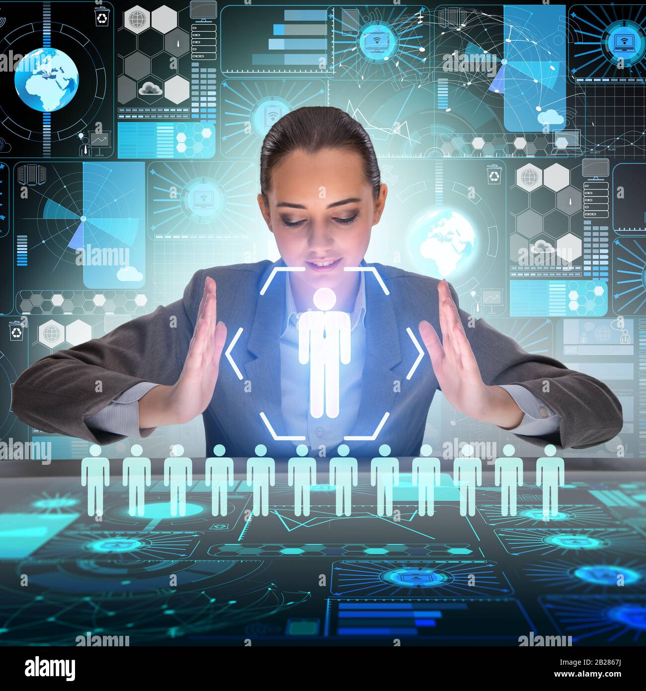 Online Recruitment And The Job Search Concept Stock Photo Alamy
