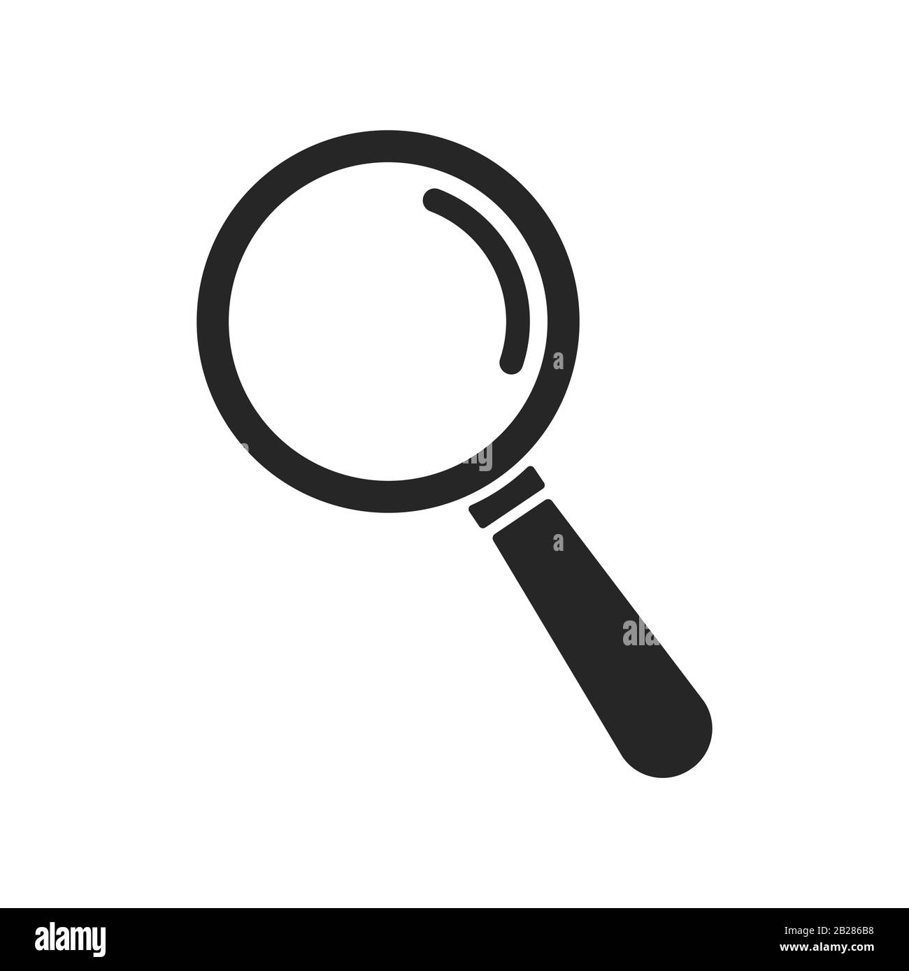 Magnifying glass icon in cartoon style isolated vector illustration Stock  Vector Image & Art - Alamy
