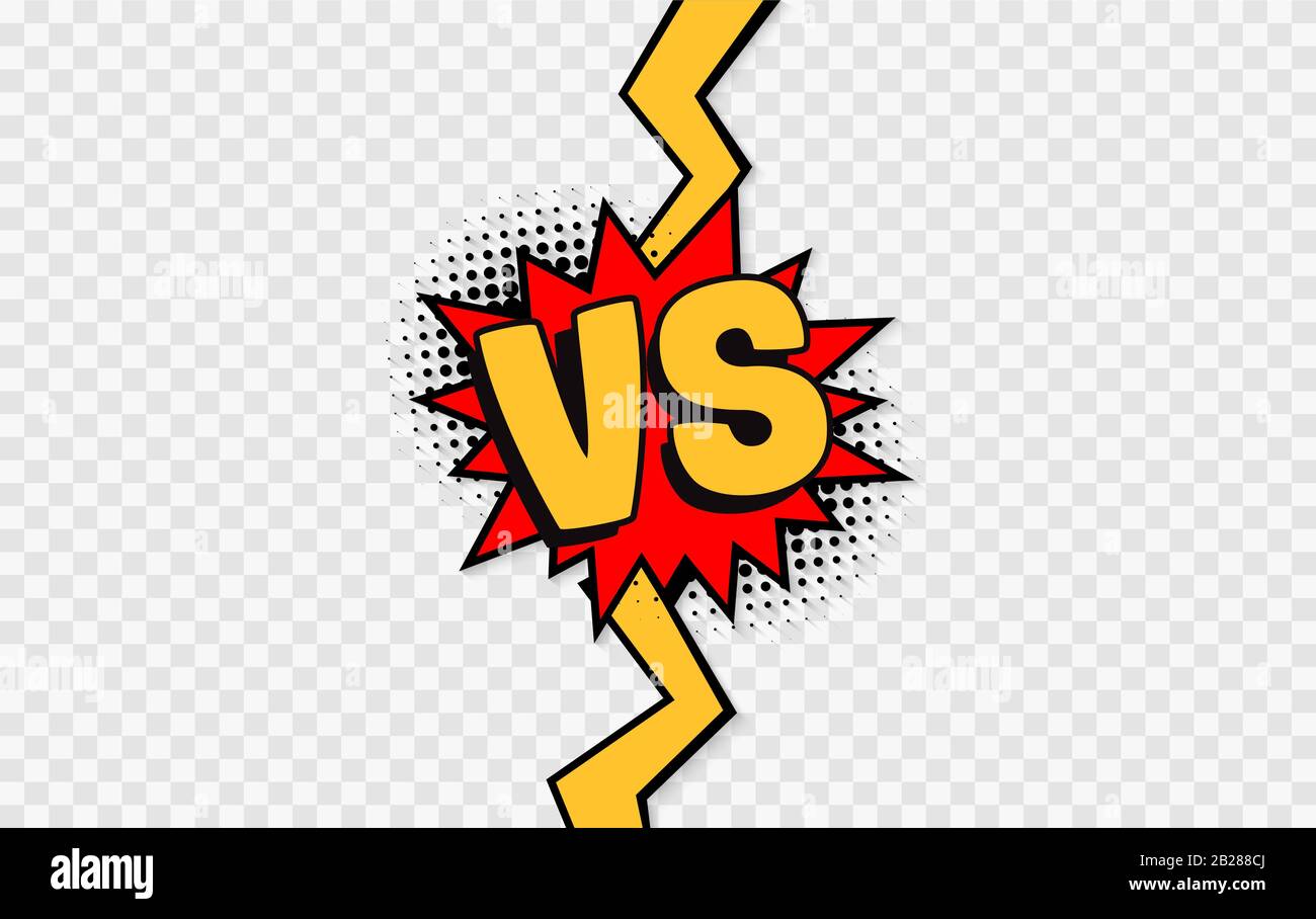 VS. Versus letter logo. Battle vs match, game Stock Vector Image & Art -  Alamy