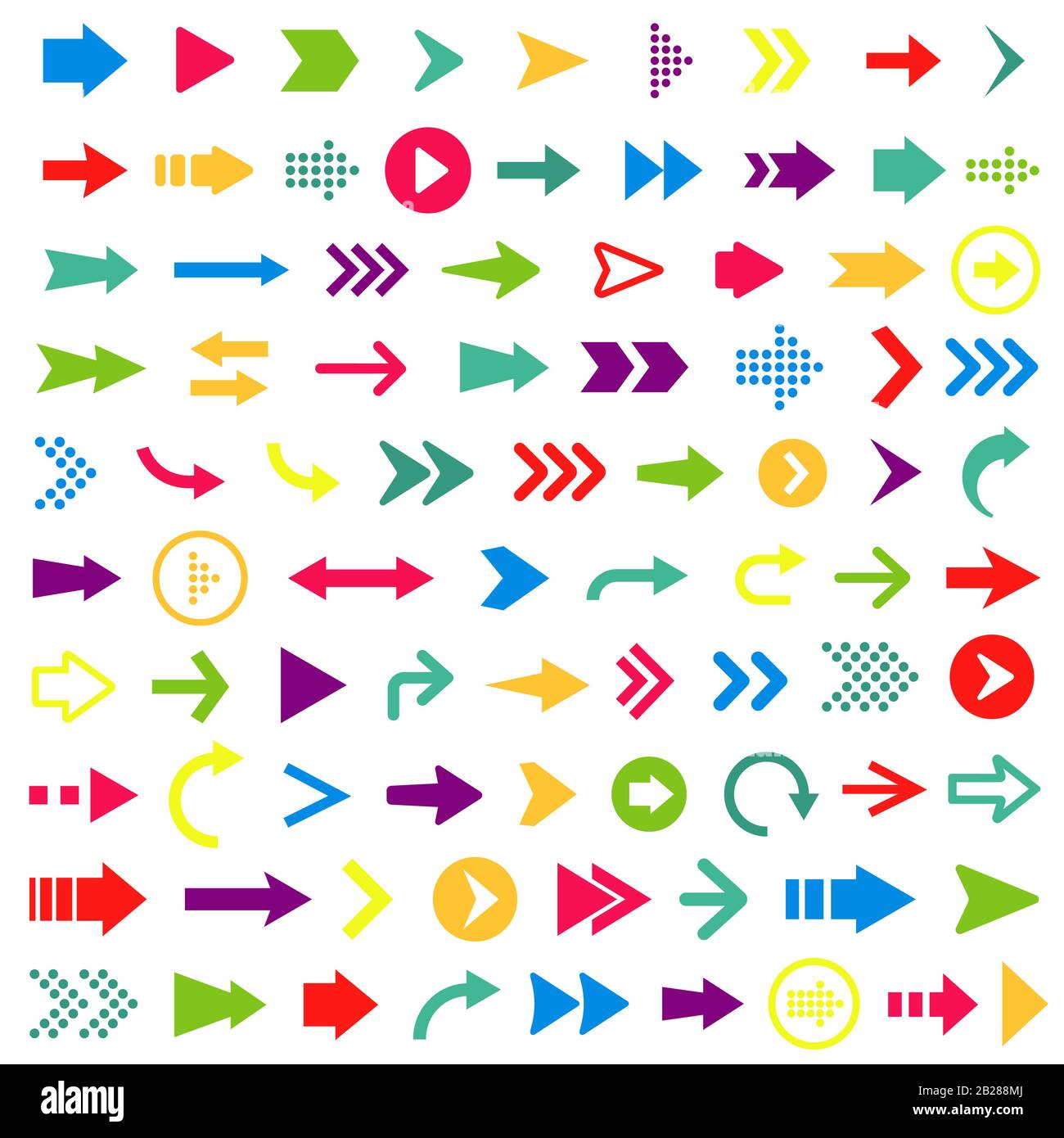 Narrow arrow Stock Vector Images - Alamy