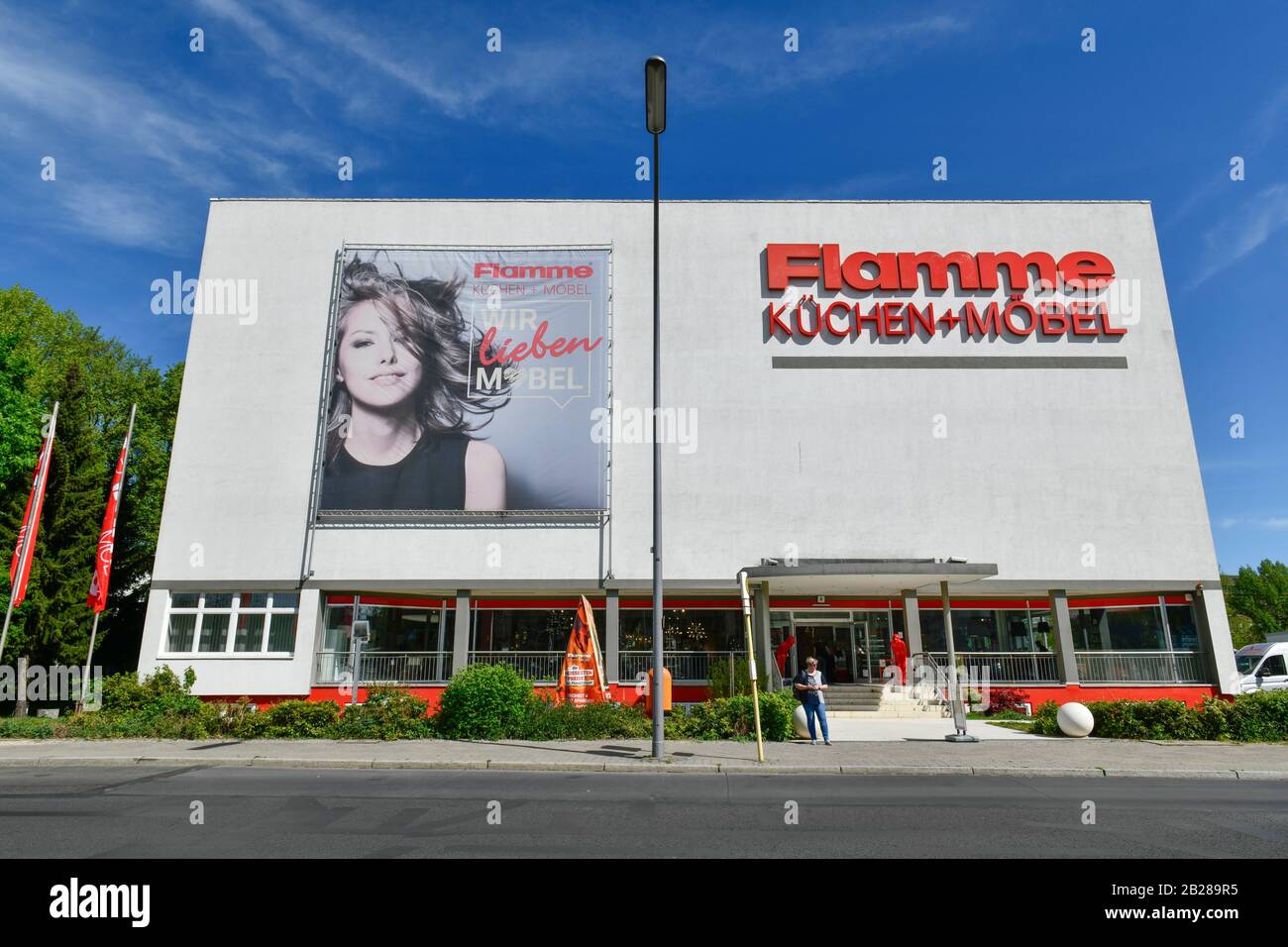 Flamme Küchen und Möbel, Freiheit, Spandau, Berlin, Deutschland Stock Photo