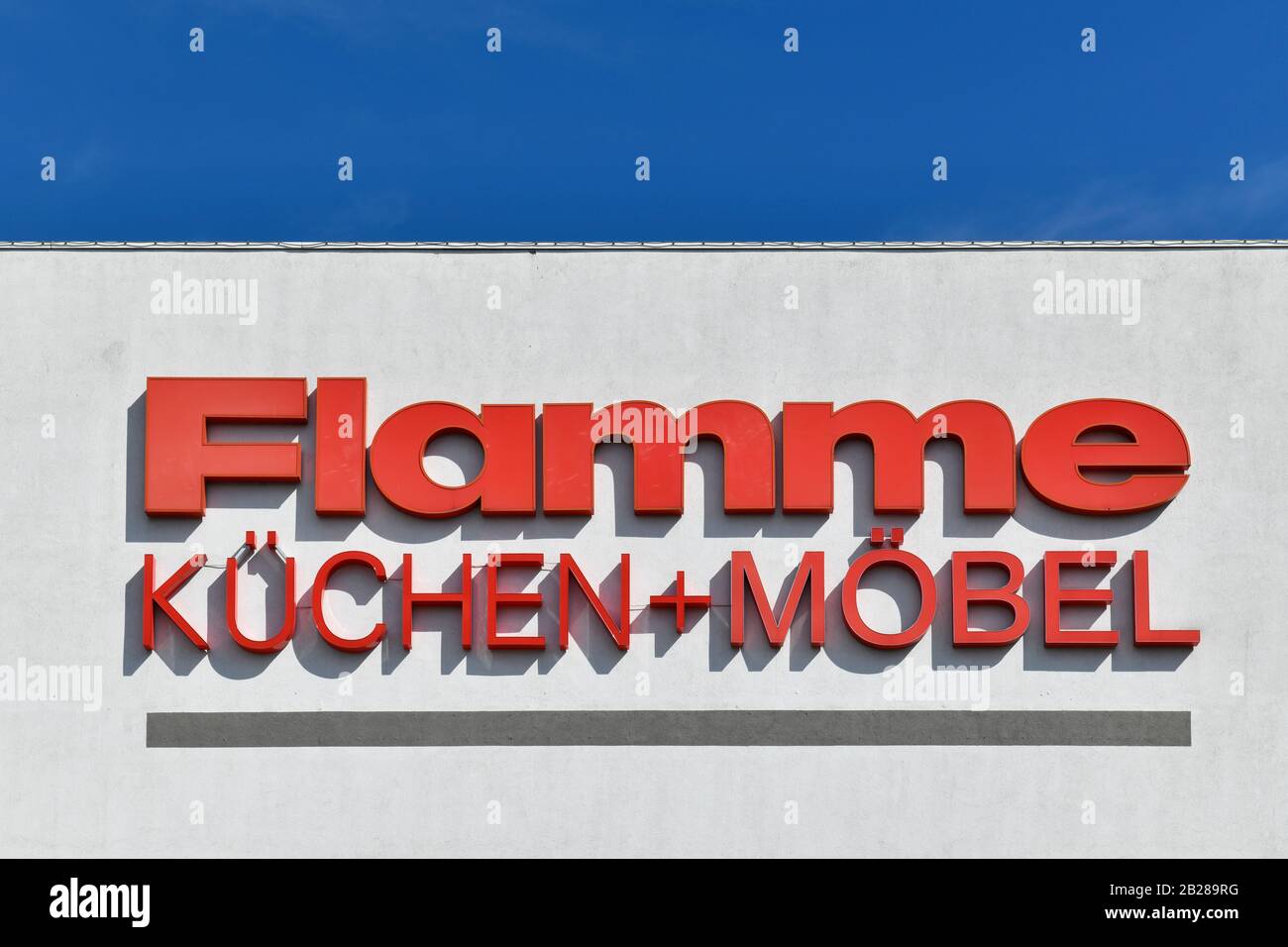 Flamme Küchen und Möbel, Freiheit, Spandau, Berlin, Deutschland Stock Photo