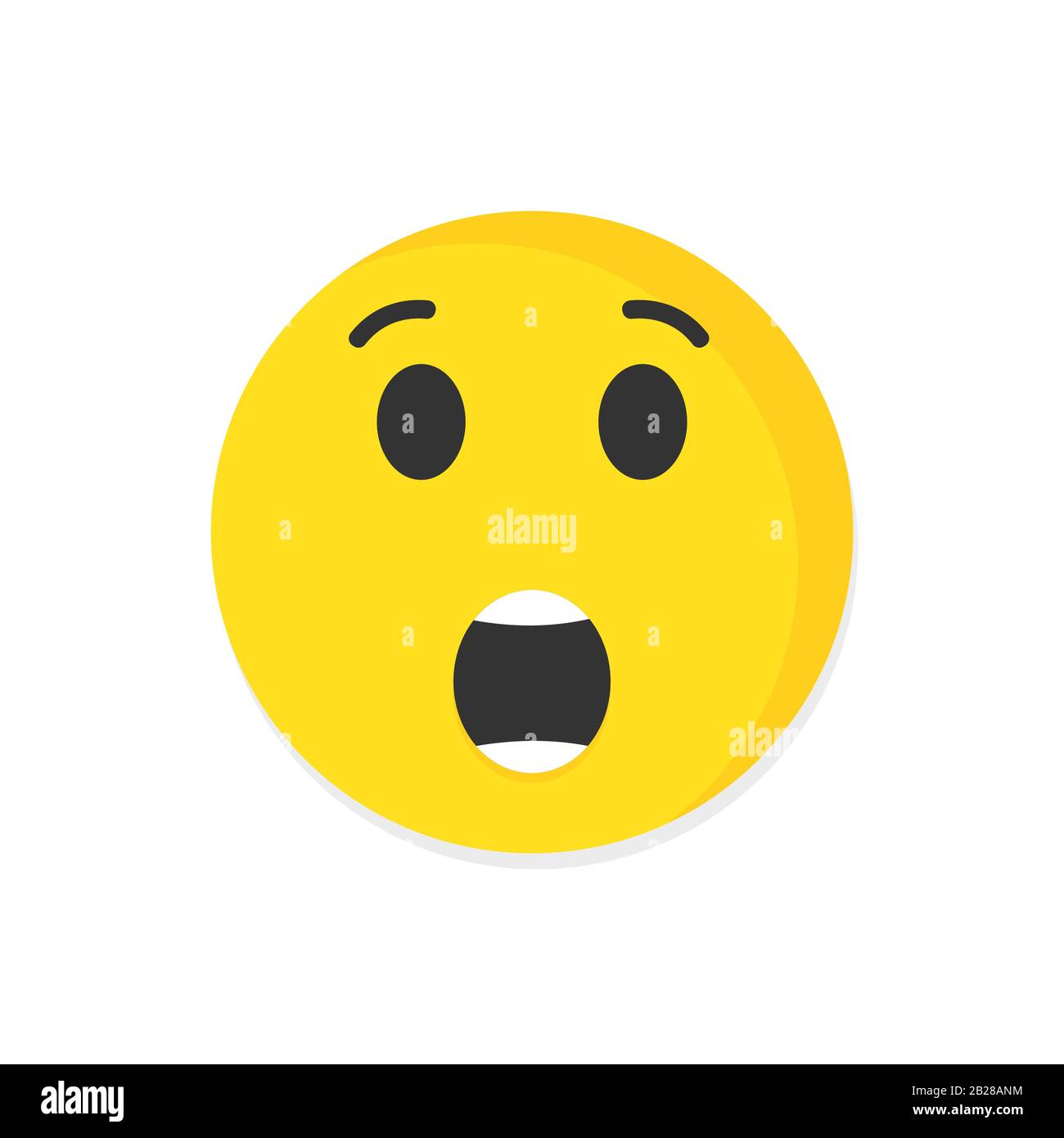 Shocked Face Emoticon Text