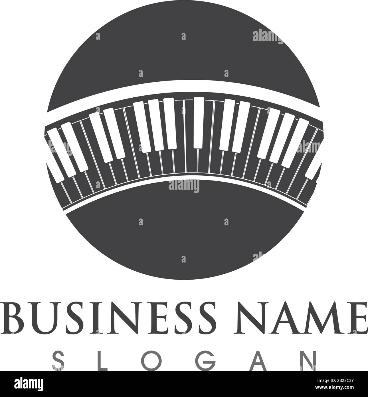Piano logo icon vector ilustration template Stock Vector Image & Art ...