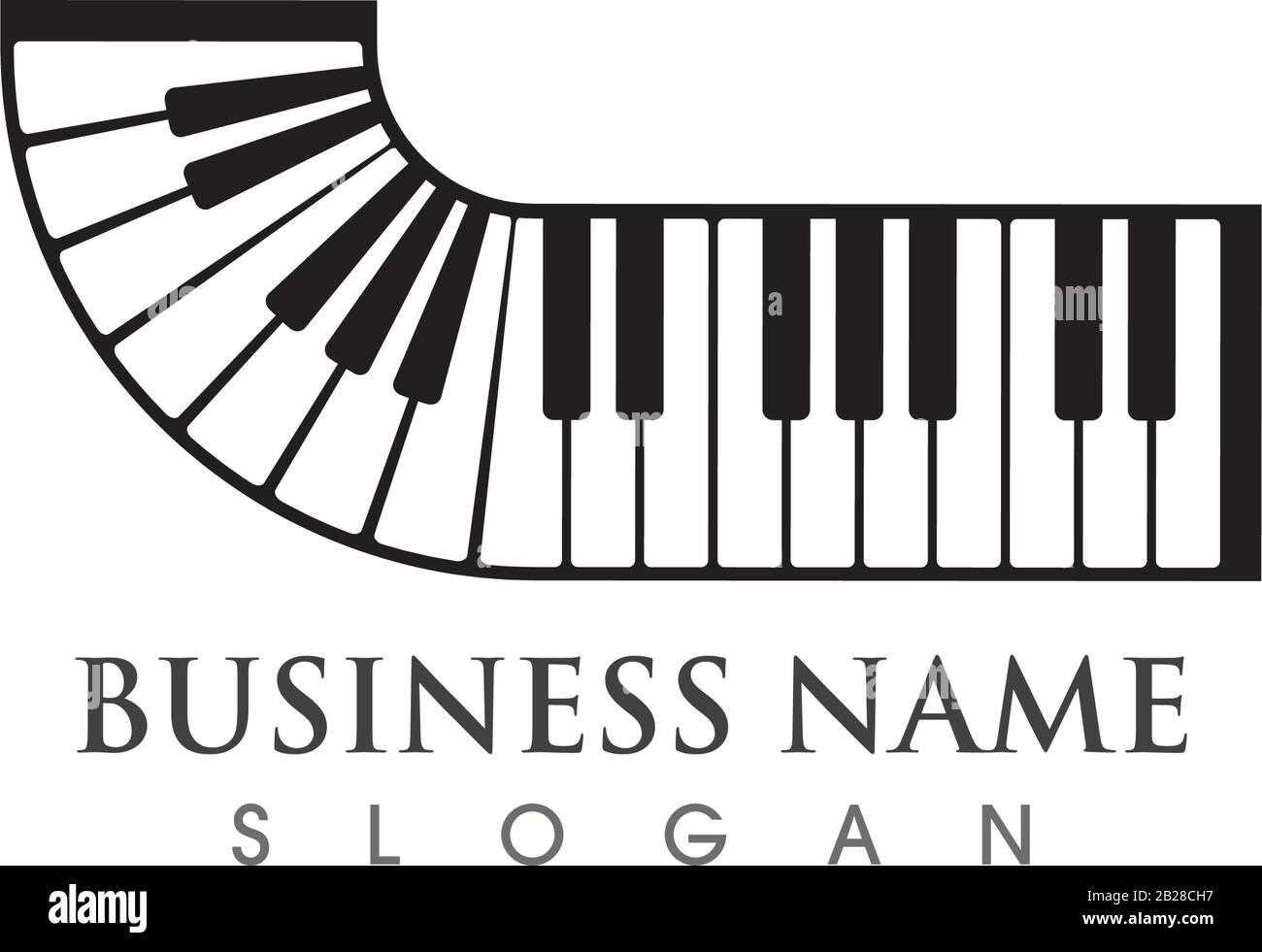 Piano logo icon vector ilustration template Stock Vector Image & Art ...